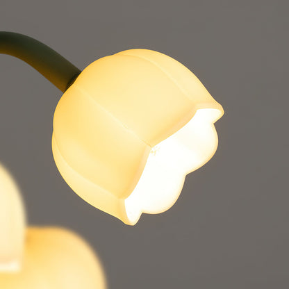 Élodie Orchid Blossom Table Lamp with Artistic Floral Design