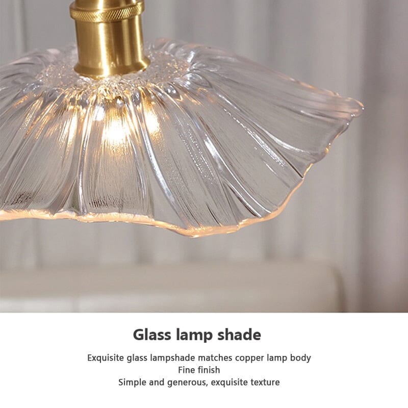 Amélie Flower Glass Semi-Flush Ceiling Light
