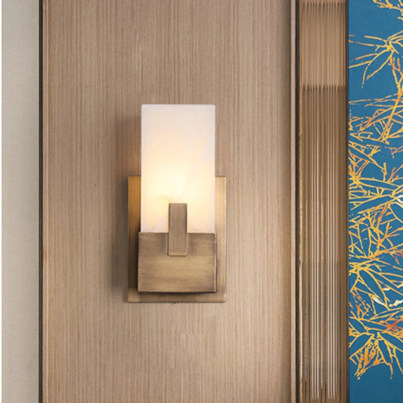 Madeleine Marble Wall Lamp Minimalist Bedside Sconce Light