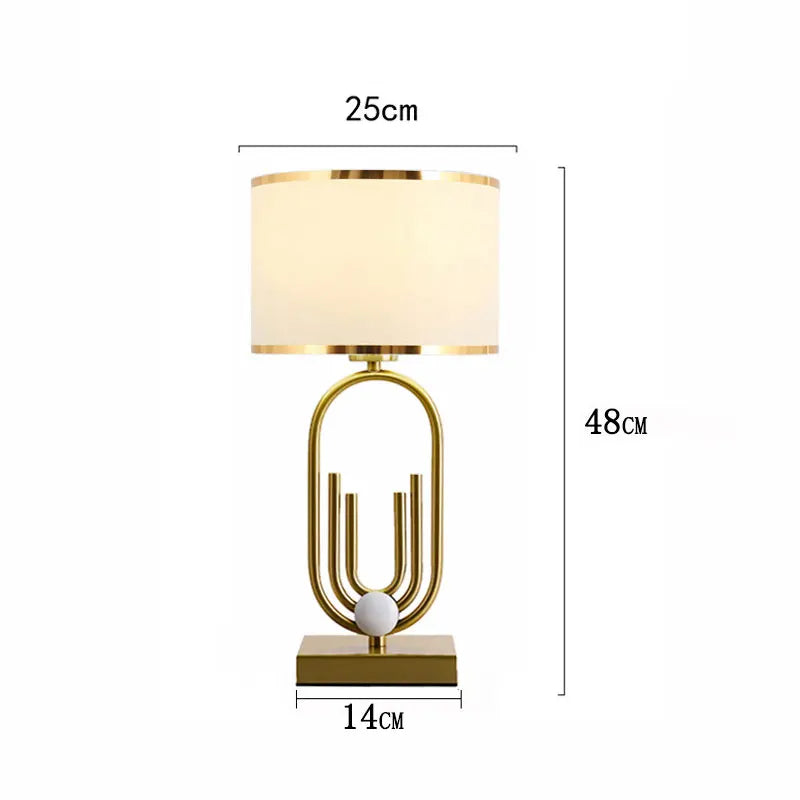 Orléans Modern Gold Geometric Table Lamp