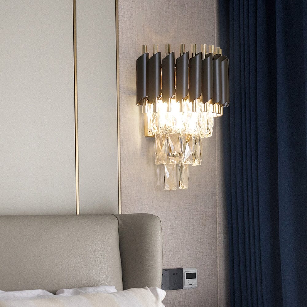 Sylvie Maestro Crystal Wall Lamp