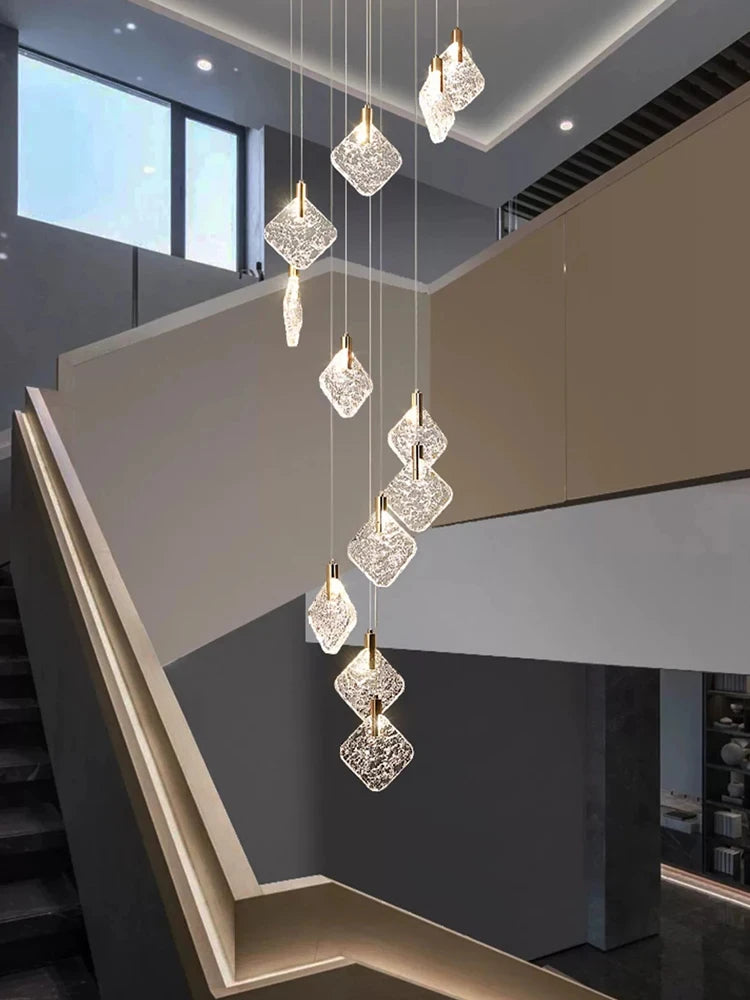 Isabelle Luxury Crystal LED Ceiling Chandelier