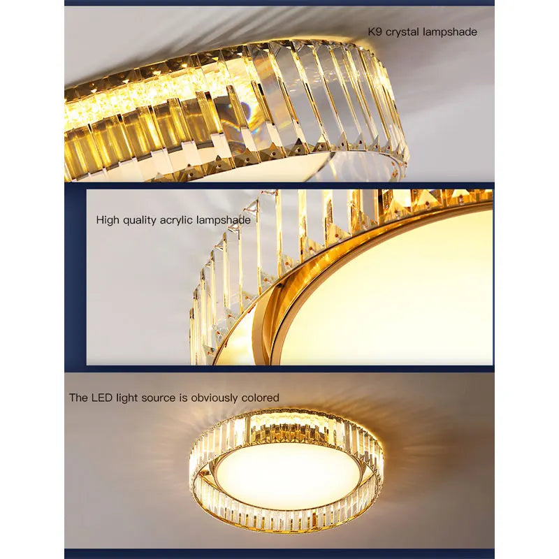 Louise Crystal Glamour Ceiling Chandelier