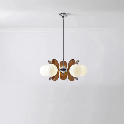 Élise Cosmo Bloom Mid-Century Glass Chandelier