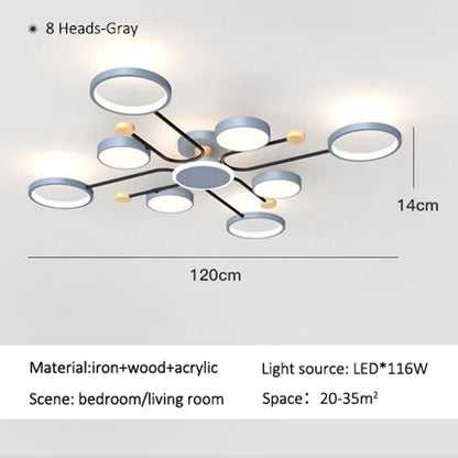 Céline Modern Multi-Light LED Ceiling Chandelier