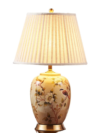 Large Ceramic LED Table Lamp for Living Room and Bedroom Decor