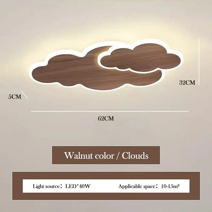 Élodie Creative Cloud LED Ceiling Light Kids Room Dimmable