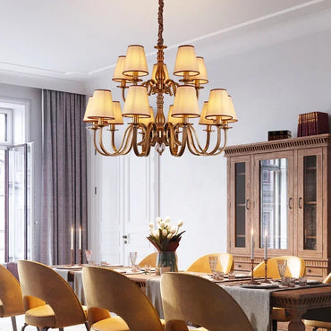 Luxury Classic LED Chandelier Light for Living and Dining Room