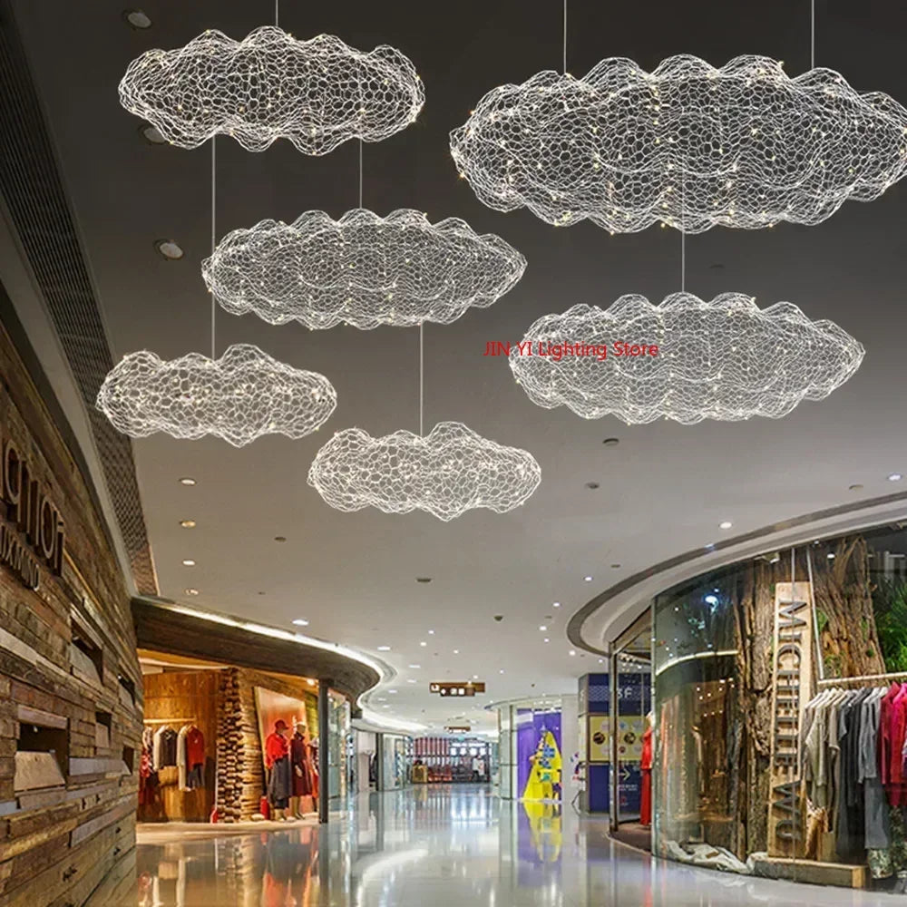 Sophie Cloud Mesh Pendant Chandelier