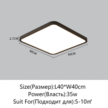 Juliette Ultrathin LED Remote Dimming Ceiling Light Modern