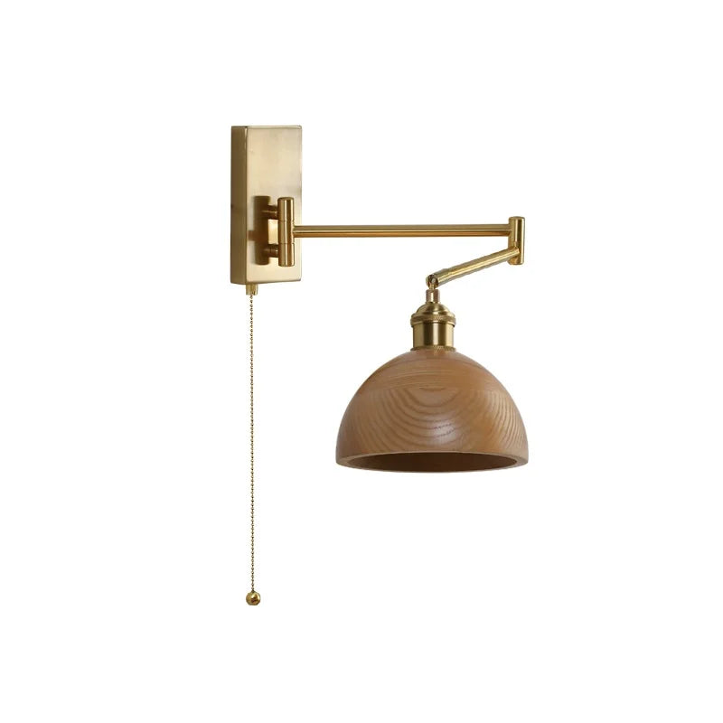 Madeleine Rotating Wall Lamp Pull Chain Switch
