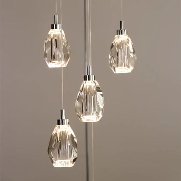 Sophie Crystal Nordic Staircase Pendant Chandelier