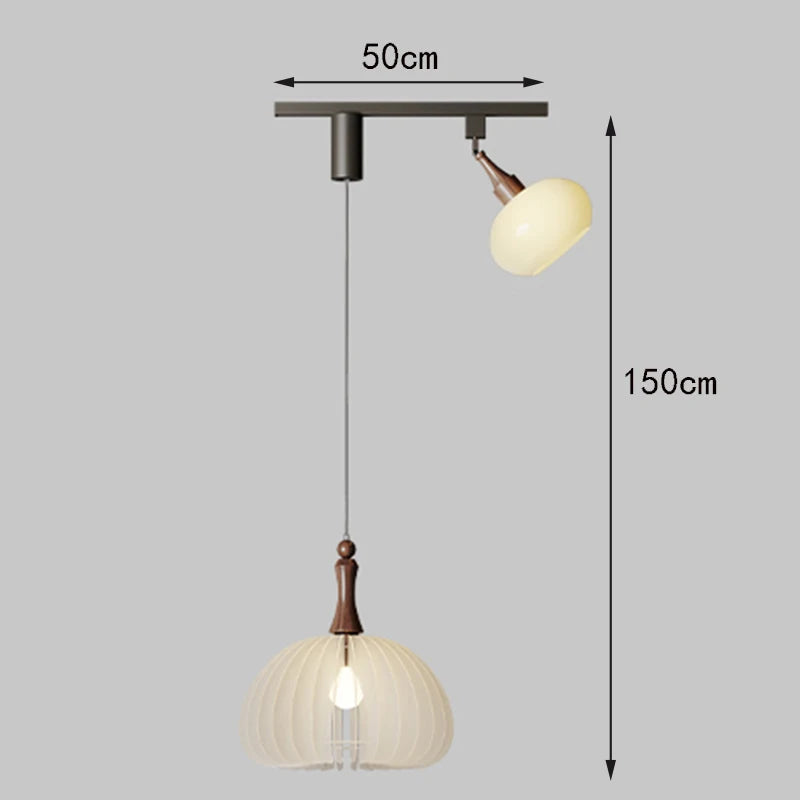 Émile Modern Frosted Glass Multi-Light Pendant Chandelier
