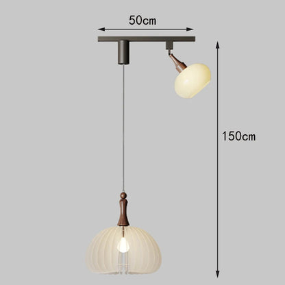 Émile Modern Frosted Glass Multi-Light Pendant Chandelier