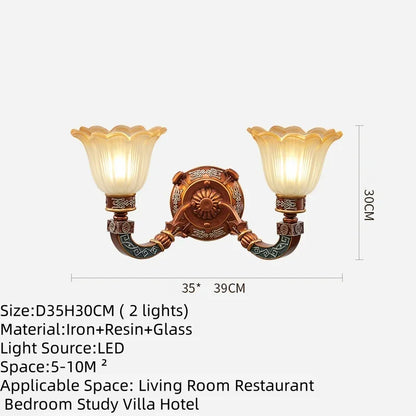 European Luxury Living Room Chandelier American Retro Restaurant  Villa Hotel Western Restaurant Cafe Pendent Lamp