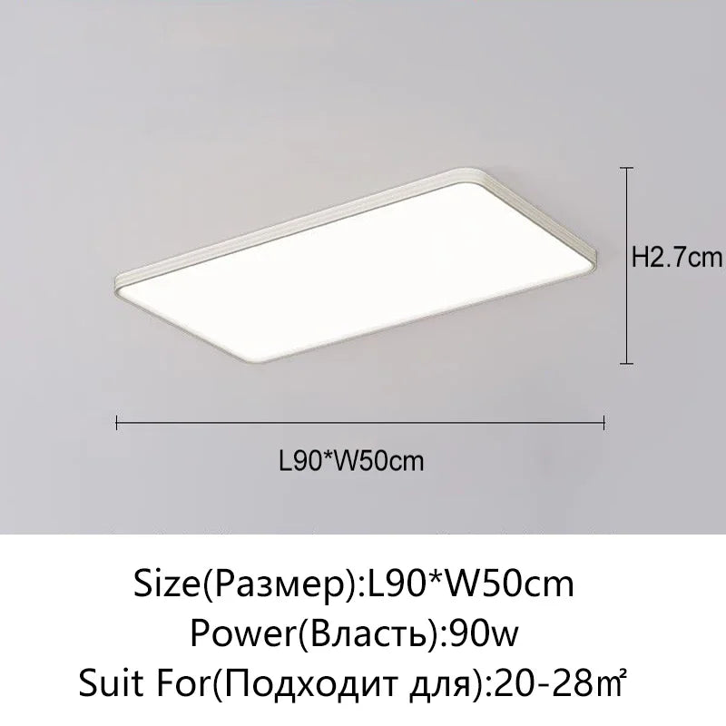 Juliette Ultrathin LED Remote Dimming Ceiling Light Modern