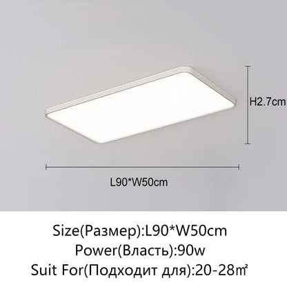 Juliette Ultrathin LED Remote Dimming Ceiling Light Modern