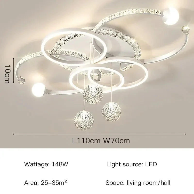 Océane Modern Luxury LED Ceiling Pendant Light