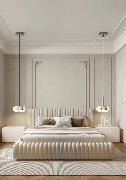 Élise Eclipse Mini Marble Disc Pendant Lamp