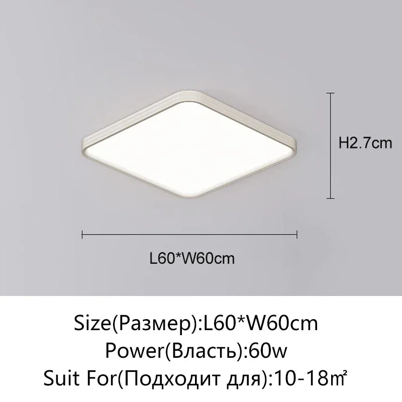 Juliette Ultrathin LED Remote Dimming Ceiling Light Modern