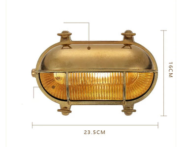 Adélaïde Outdoor Glass Wall Lamp IP44 Vintage