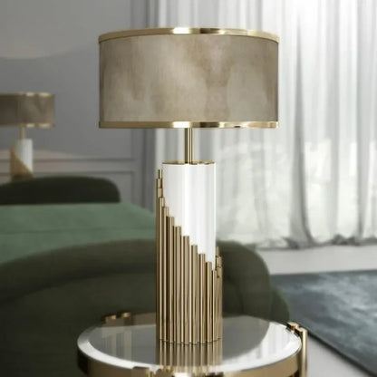 Aurelia Marble Accent Luxury Table Lamp