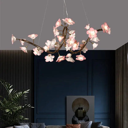 Celestia Luxury Ceramic Flower Chandelier
