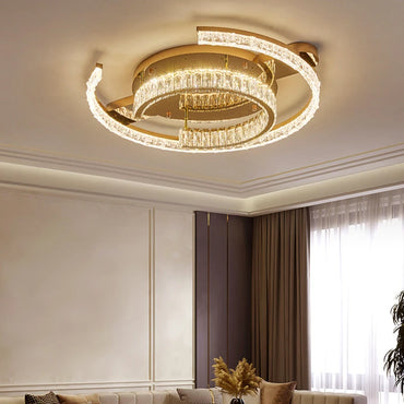 Modern LED Ceiling Light – Minimalist Acrylic Flush Mount for Bedroom & Living Room | Smart Dimmable Options