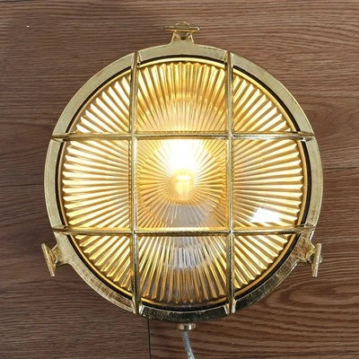 Adélaïde Outdoor Glass Wall Lamp IP44 Vintage