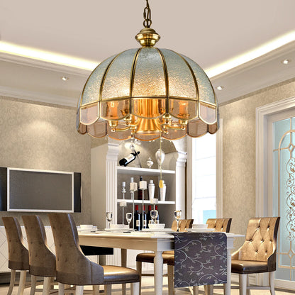 Eléonore Vintage Copper Chandelier for Dining & Hallway Spaces