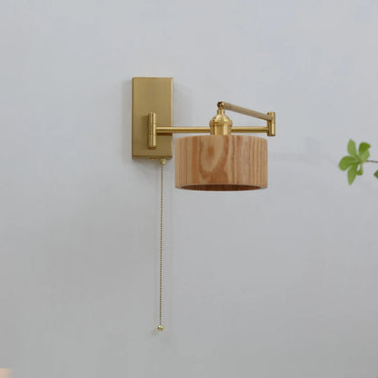 Madeleine Rotating Wall Lamp Pull Chain Switch