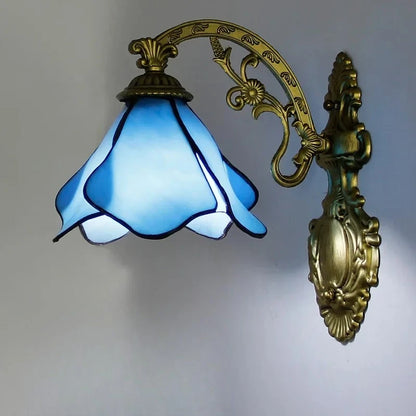 Margaux European Retro Stained Glass Wall Lamp
