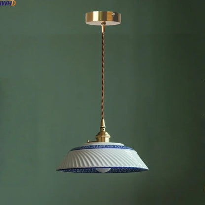Isabelle Ceramic Pendant Light Japanese Vintage Style