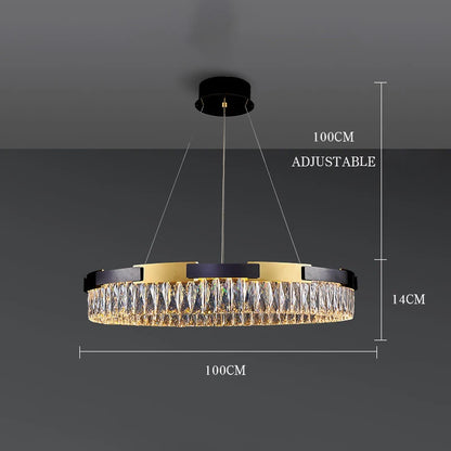 Camille Modern Crystal LED Chandelier Luxury Living Dining Bedroom Pendant Light