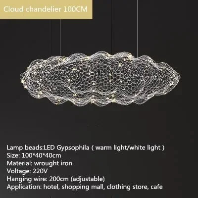 Sophie Cloud Mesh Pendant Chandelier