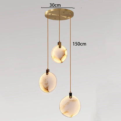 Amélie Modern Multi-Head LED Staircase Pendant Light