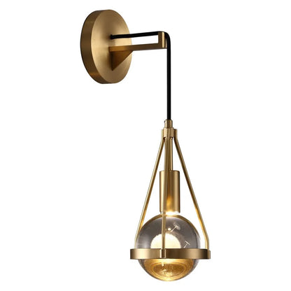 Elise Crystal Square Wall Lamp Nordic Modern