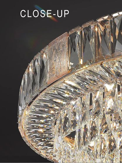 Geneva Luxury Crystal Pendant Chandelier for Dining & Living Spaces