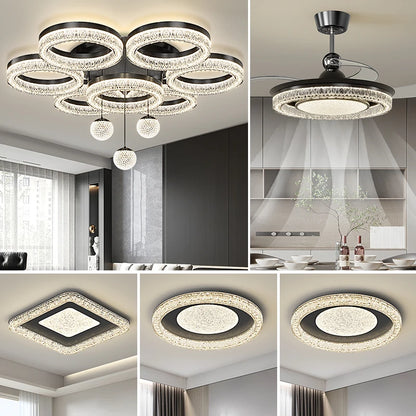 Élodie Modern Round LED Ceiling Chandelier Light