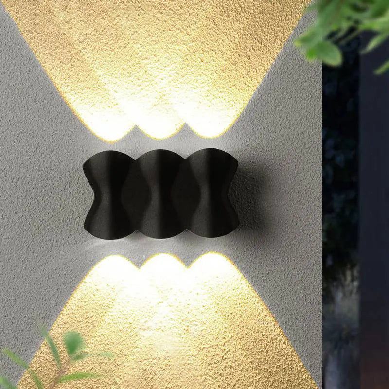 Colette Outdoor Up Down Wall Light Waterproof LED Fixture