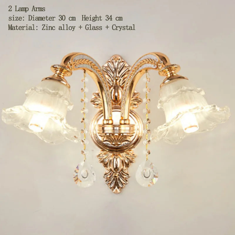 European Crystal Pendant Light for Living Room and Dining Area