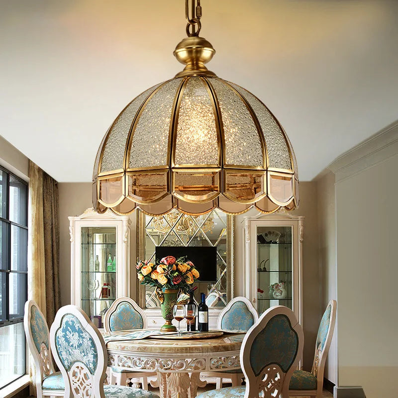 Eléonore Vintage Copper Chandelier for Dining & Hallway Spaces