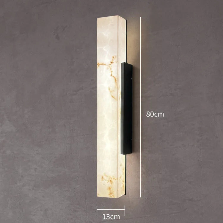 Amélie Modern IP65 Outdoor Marble LED Wall Light Stainless Porch Lamp