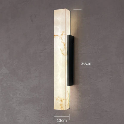 Amélie Modern IP65 Outdoor Marble LED Wall Light Stainless Porch Lamp