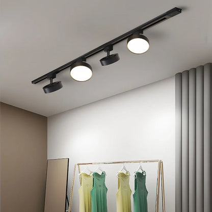 Lucie LED Track Light Adjustable Spotlight Rail Fixture