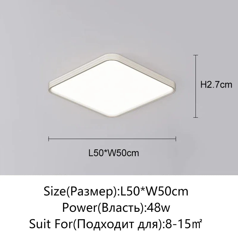 Juliette Ultrathin LED Remote Dimming Ceiling Light Modern