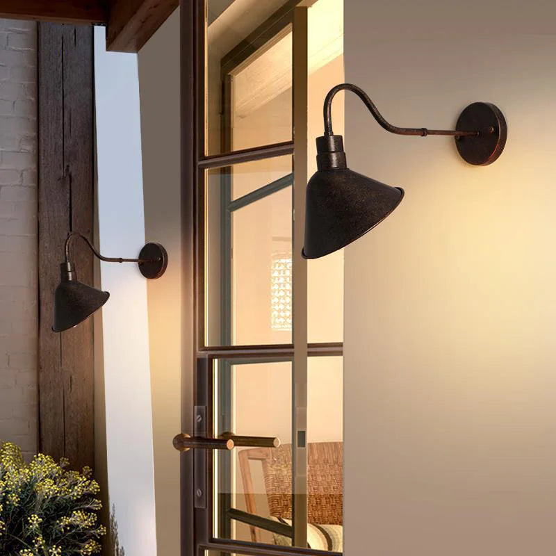 Sophie Industrial Adjustable Outdoor Wall Lamp E27 Vintage Sconce