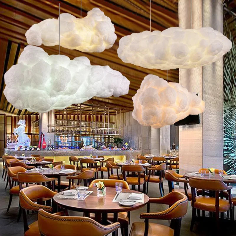 Élodie Floating Cloud LED Pendant Light Modern Ceiling Chandelier