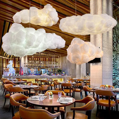 Élodie Floating Cloud LED Pendant Light Modern Ceiling Chandelier