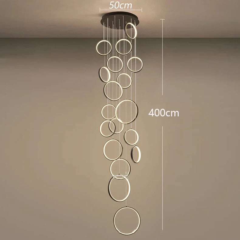 Camille Modern Multi-Head LED Pendant Chandelier Light